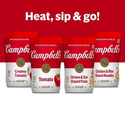Campbell's Sipping Soup Creamy Tomato – Nostalgic Childhood Soup Bowl to Share With Kids at Home