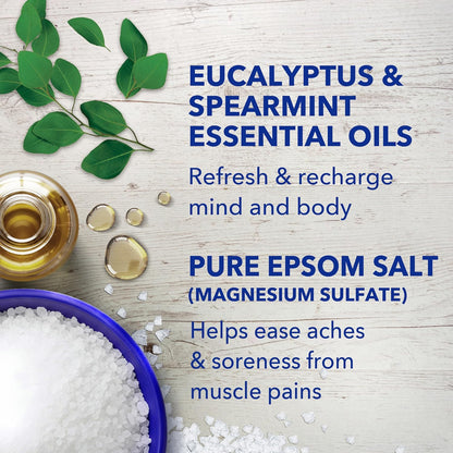 can be combined with dr teal's body wash to create a body exfoliant