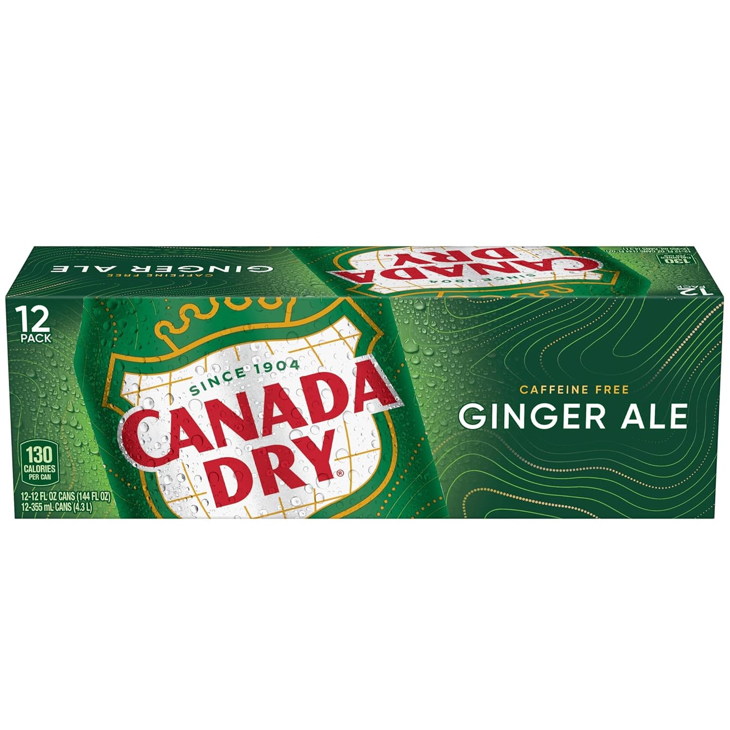 Canada Dry Ginger Ale Soda – Picnic and Park Day Companion, 12 fl oz Cans 12 Pack