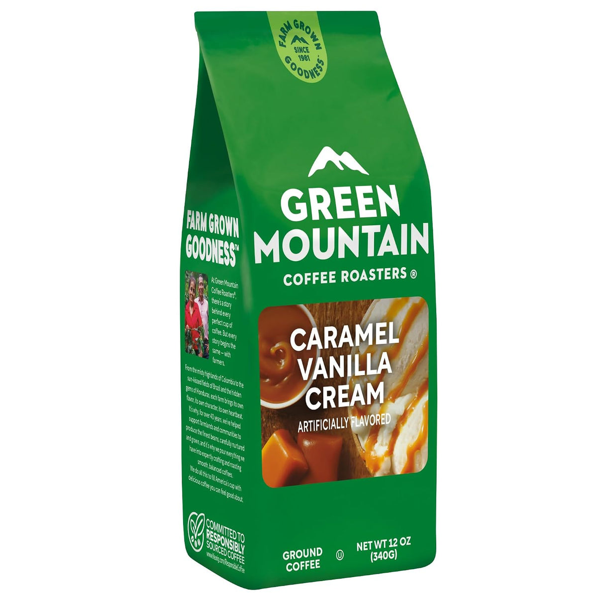 Green Mountain Caramel Vanilla Cream Ground Coffee – Sophisticated Host Kitchen Pairing, Dessert-Style Coffee