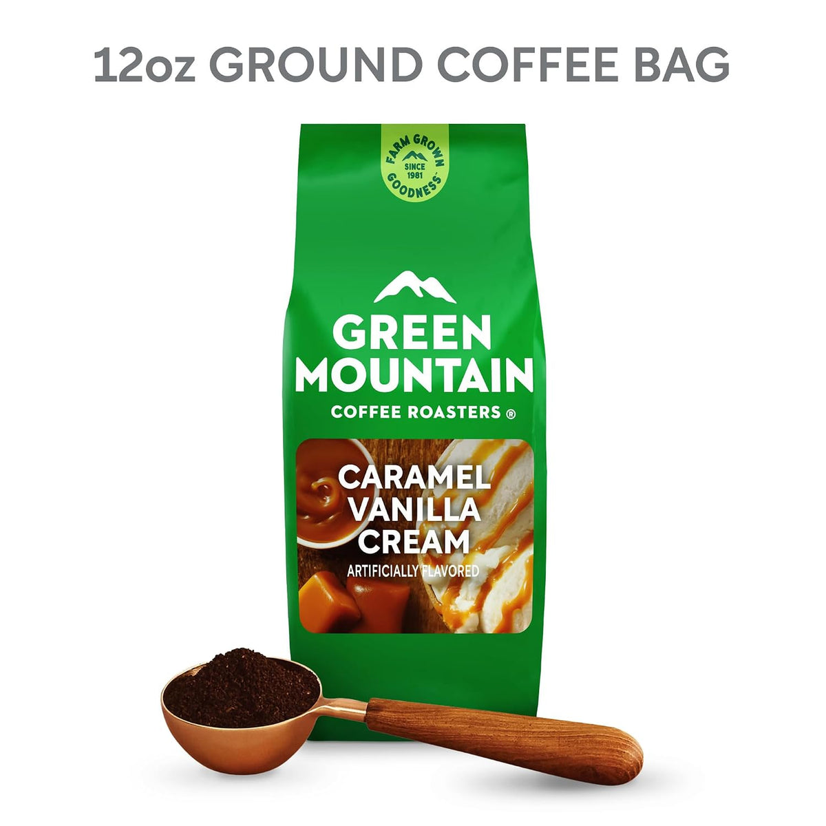 caramel vanilla cream blend featuring caramel, vanilla cream, and brown-sugar flavors