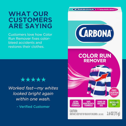 Carbona Color Run Remover, Useful Mothers Day Gift for the Family Laundry Manager