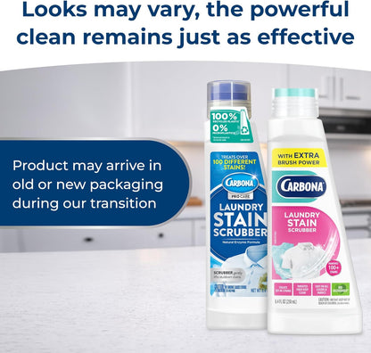 Carbona Laundry Stain Scrubber & Remover – Professional Wardrobe Stain Remover for Home Office and Business Travel Wardrobes