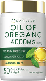 Carlyle Oregano Oil Softgels | Practical Self Care Gift for Her, Carvacrol Immune Support
