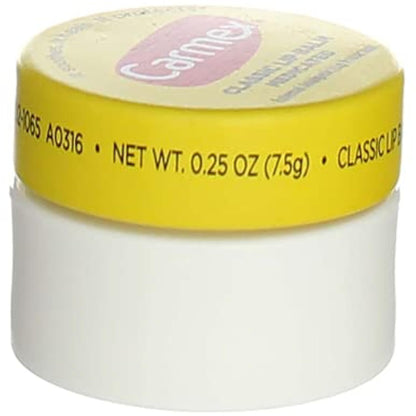 Carmex Cooling Lip Balm Jar – Patio and Campsite Lip Recovery, 0.25 Oz Post-Sun Soothing