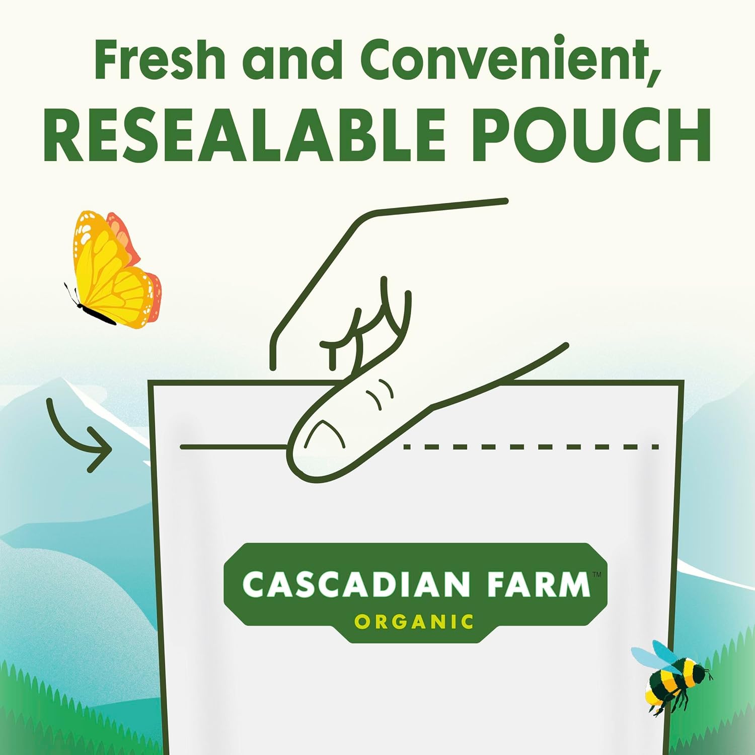 Cascadian Farm Organic Granola, Dark Chocolate Almond – Lightweight Outdoor Granola for Campfire-Side Bowls and Rehydrated Meals