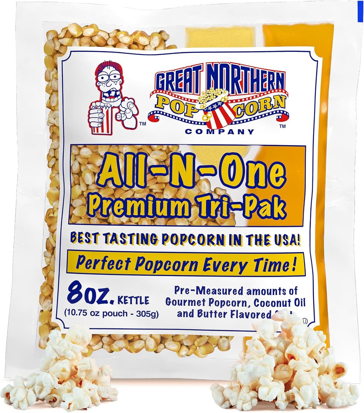 case contains 40 individual all-in-one popcorn pouches