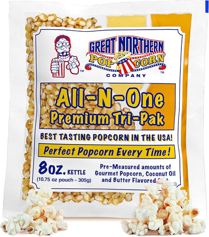 case contains 40 individual all-in-one popcorn pouches