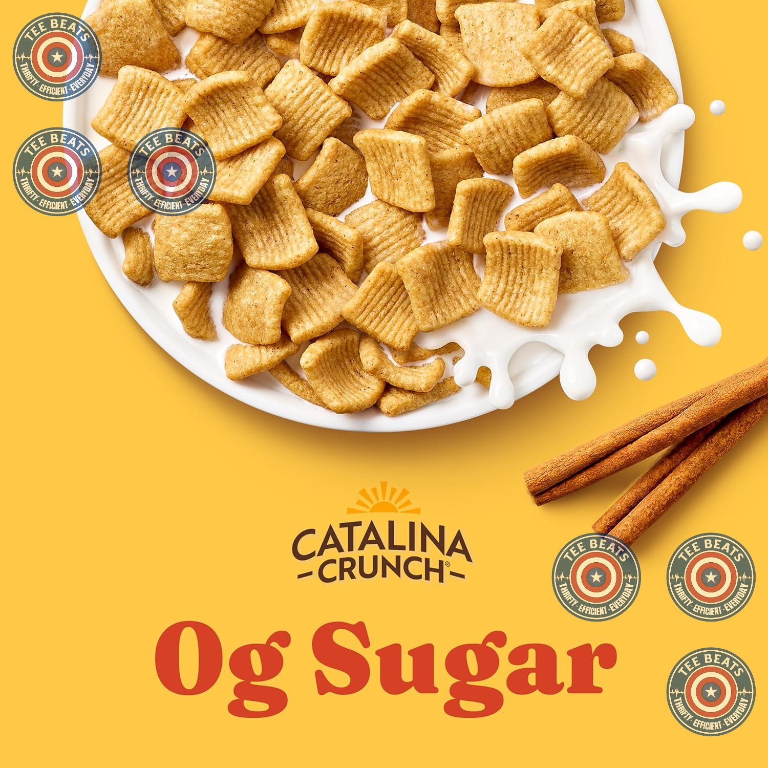 Catalina Crunch Protein Cereal – Thoughtful Diabetic-Friendly Gift for Health-Conscious Loved Ones, Cinnamon Toast 9 oz