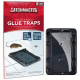 Catchmaster Sticky Mouse Traps – Humidity-Resistant Adhesive Boards for Bathroom, Basement, and Pantry Pest Control, Indoor Rodent and Bug Catcher