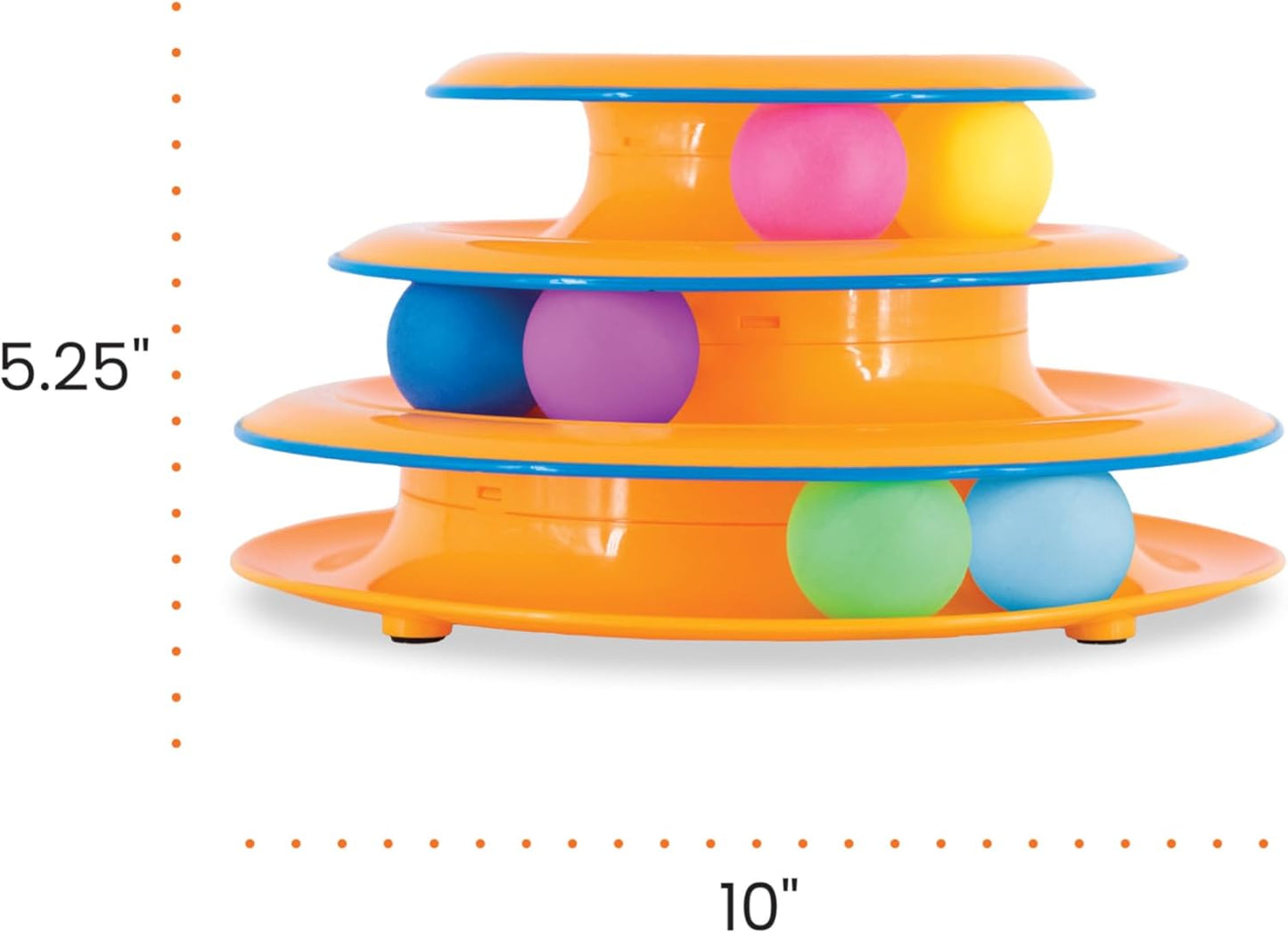 Catstages Tower of Tracks Cat Toy – Boredom Relief Ritual for Apartment Cats, Quiet Stimulation