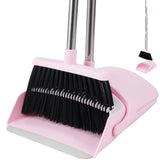 BSKLIN Telescoping Broom and Dustpan Combo – Less-Is-More Floor Sweeper for Hardwood and Tile, One Tool Replaces Multiple Cleaning Items