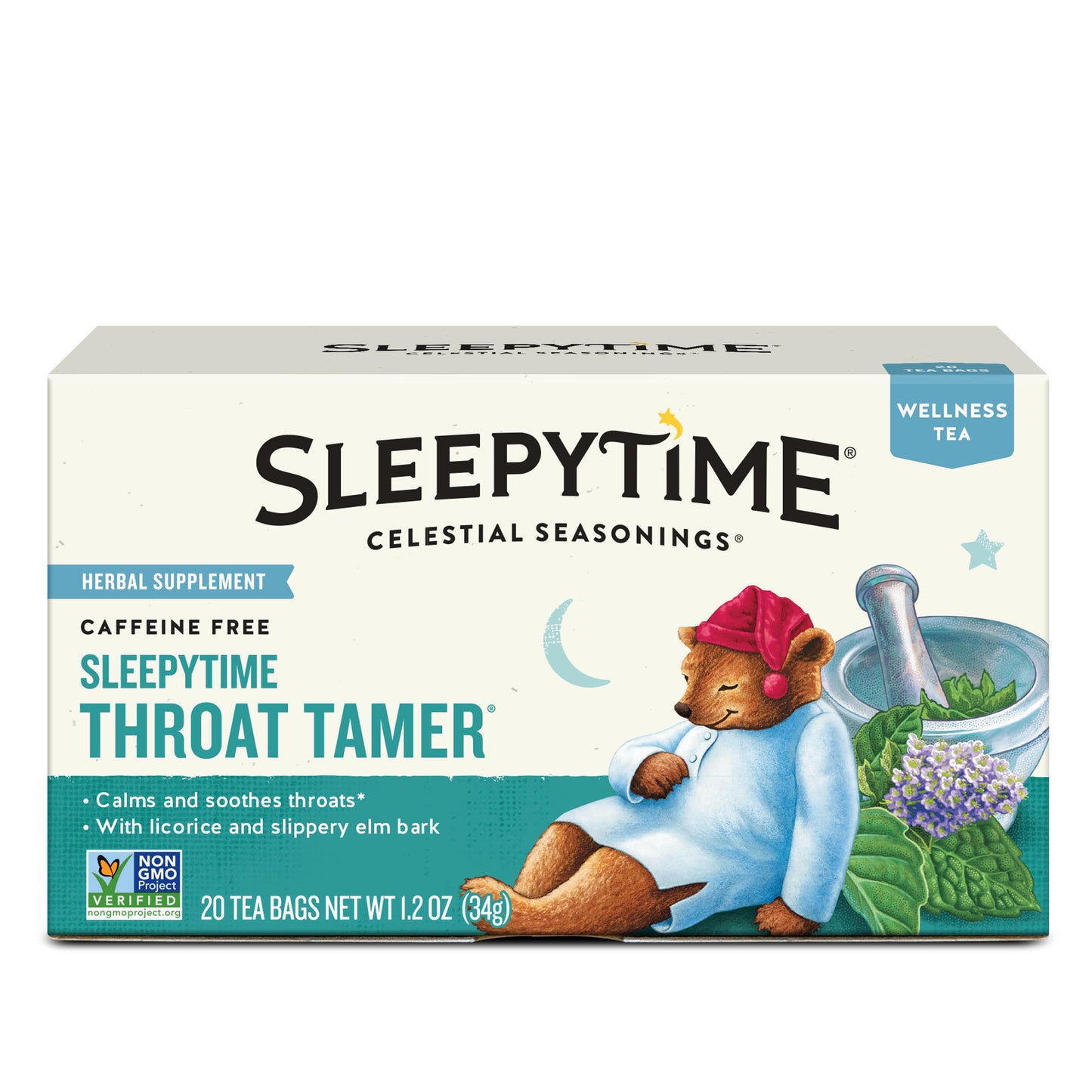 Celestial Seasonings Sleepytime Caffeine Free Tea – Natural Ingredients, No Artificial Flavors for Minimalist Homes