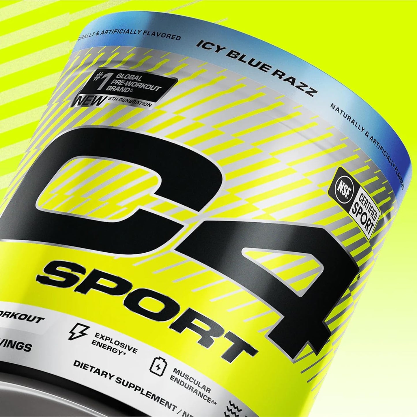 Cellucor C4 Sport Pre Workout Powder - On-the-Go Pre-Workout for Long Rides, Open-Air Runs, and Functional Fitness Boxes