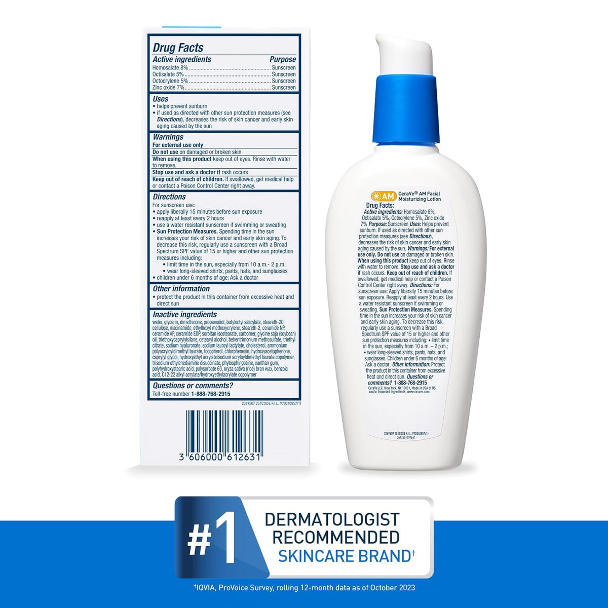 CeraVe AM Facial Lotion SPF 50 – Self-Care Essentials with Hyaluronic Acid & Barrier-Repair Ceramides