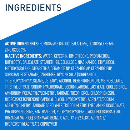 CeraVe AM Facial Lotion SPF 50 – Self-Care Essentials with Hyaluronic Acid & Barrier-Repair Ceramides
