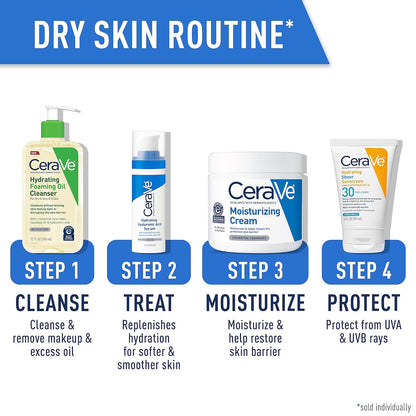 CeraVe Ceramide-Rich Foaming Cleanser – Calming Skincare for Your Nightly Wind-Down Routine