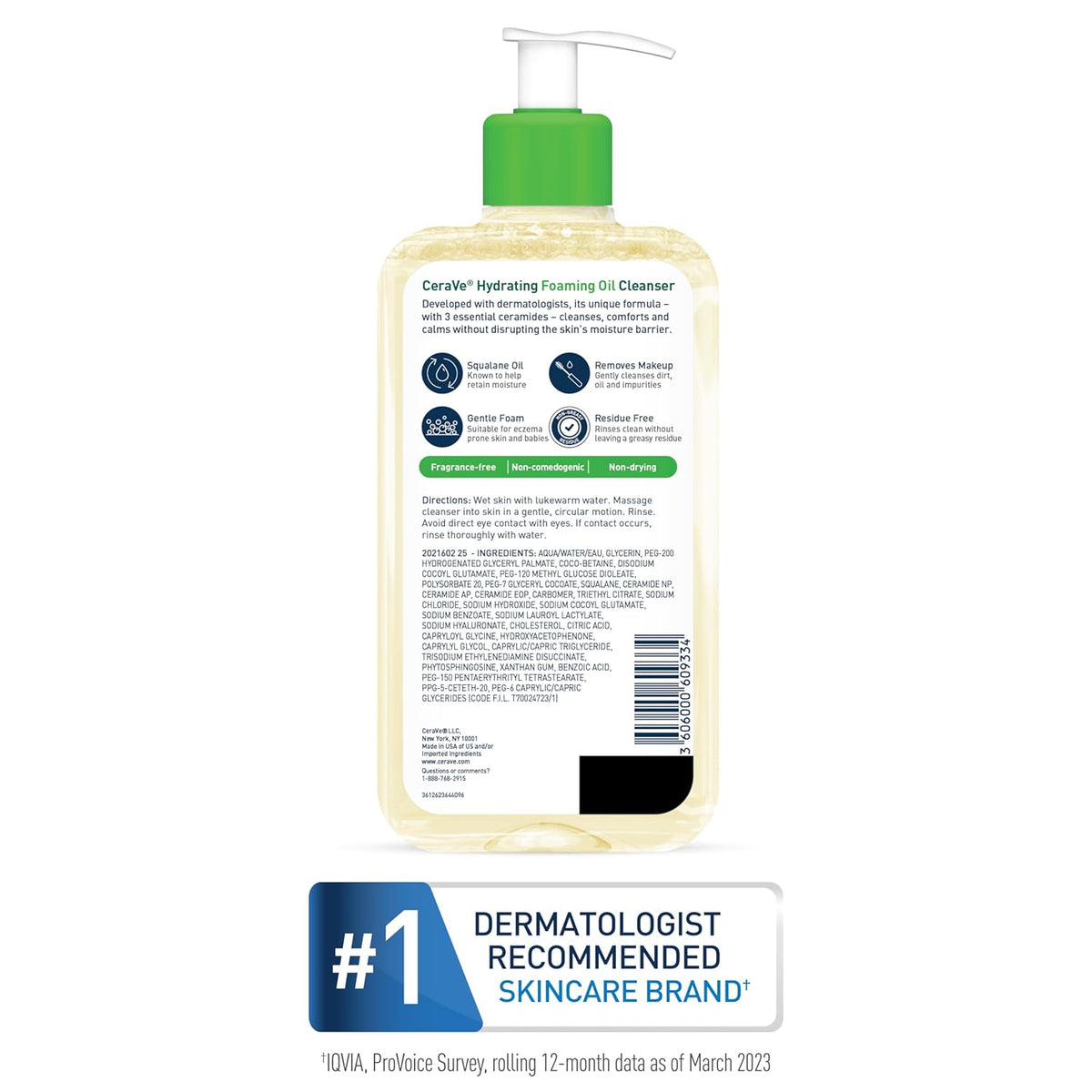 CeraVe Ceramide-Rich Foaming Cleanser – Calming Skincare for Your Nightly Wind-Down Routine