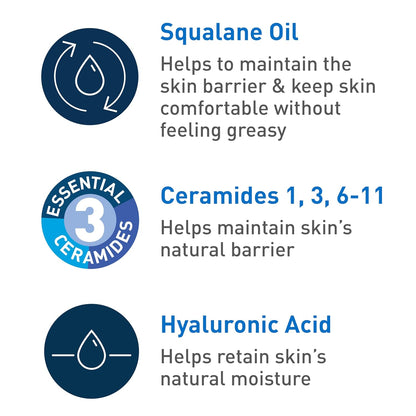 CeraVe Ceramide-Rich Foaming Cleanser – Calming Skincare for Your Nightly Wind-Down Routine