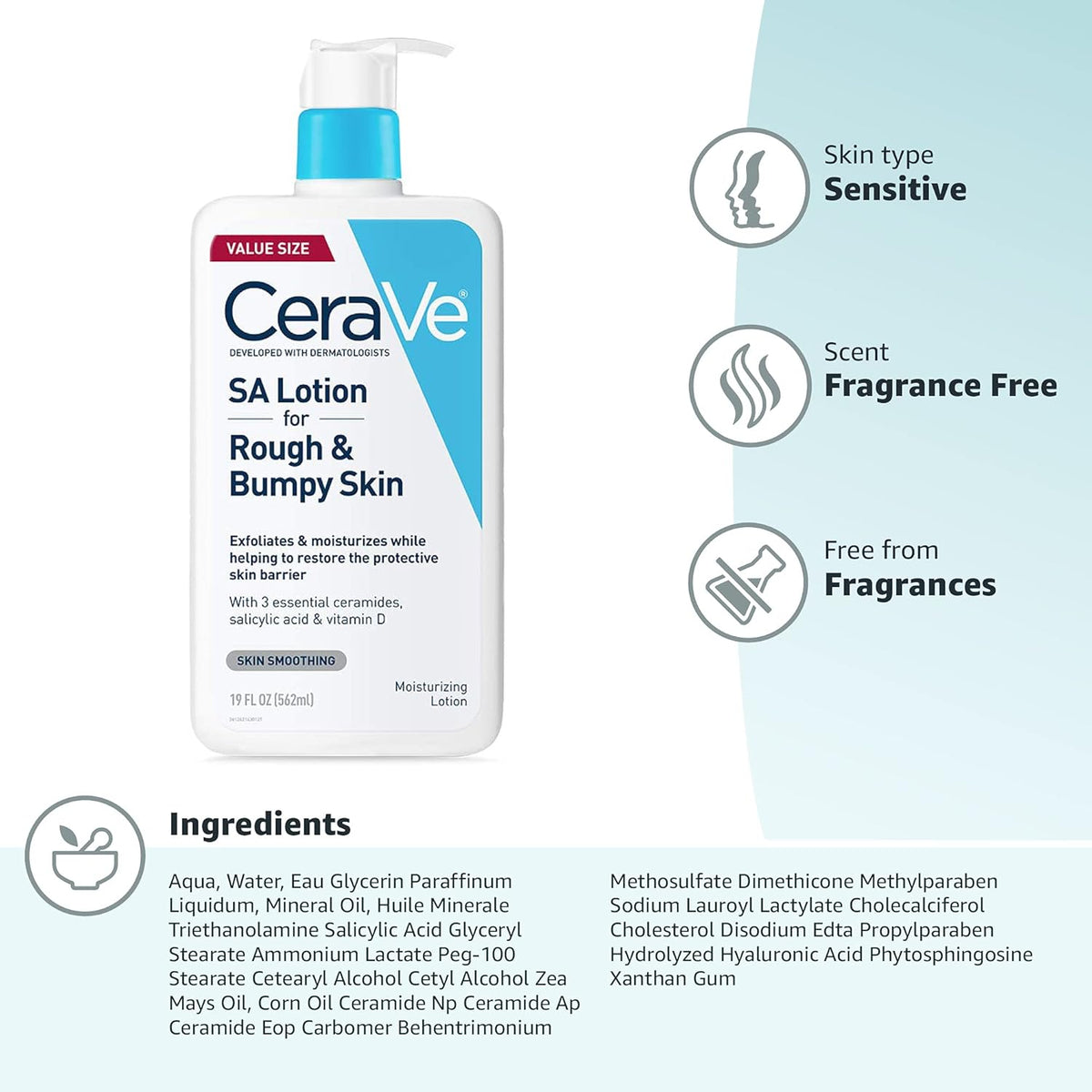CeraVe SA Lotion – Soothing Body Care for Your Evening Self-Care Ritual