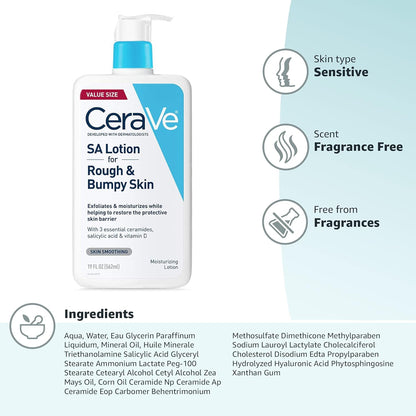 CeraVe SA Lotion – Soothing Body Care for Your Evening Self-Care Ritual