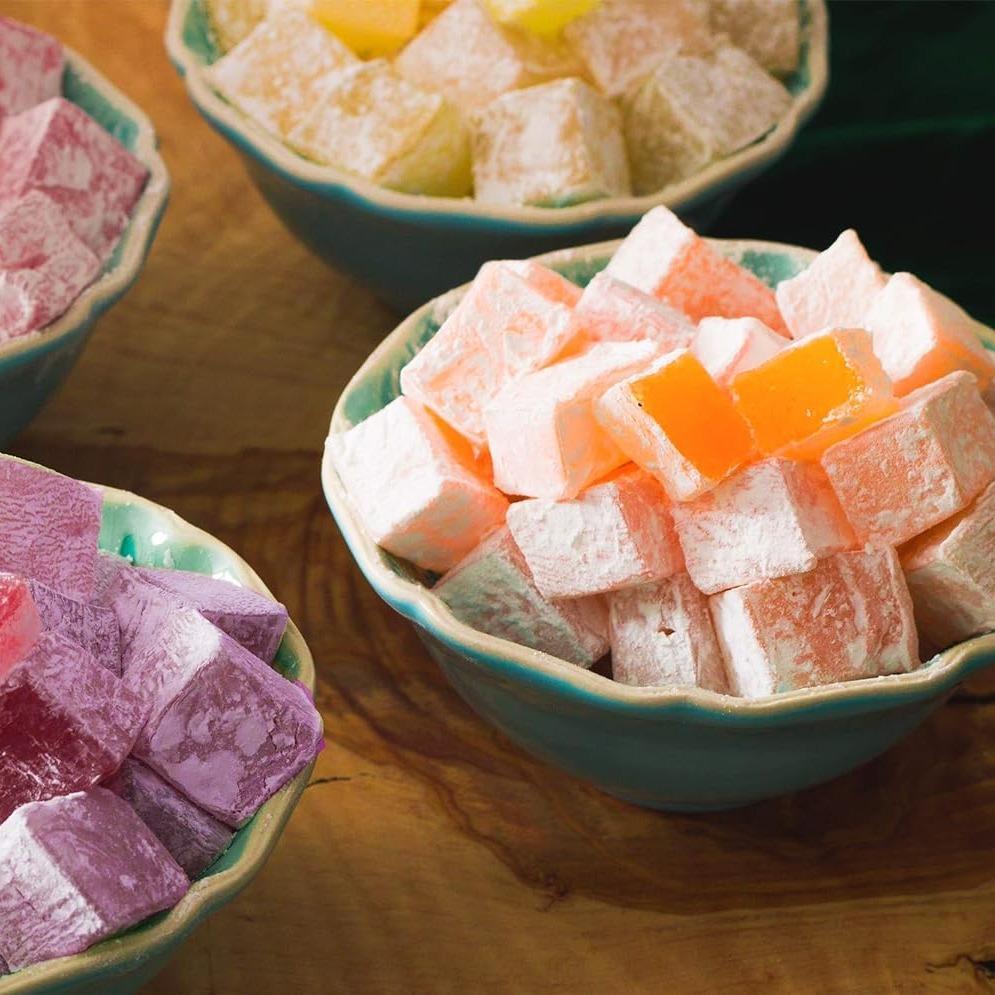 Cerez Pazari Natural Turkish Delight – Clean-Label Lokum with Beet Sugar, Vegan Friendly Wholesome Candy Treat