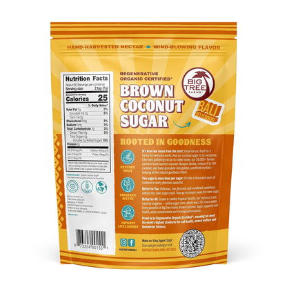 certified organic, unrefined coconut blossom nectar origin