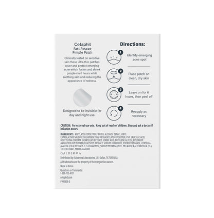 Cetaphil Acne Patches – Thoughtful Self-Care Gift for Teens and College Students, 24 Count