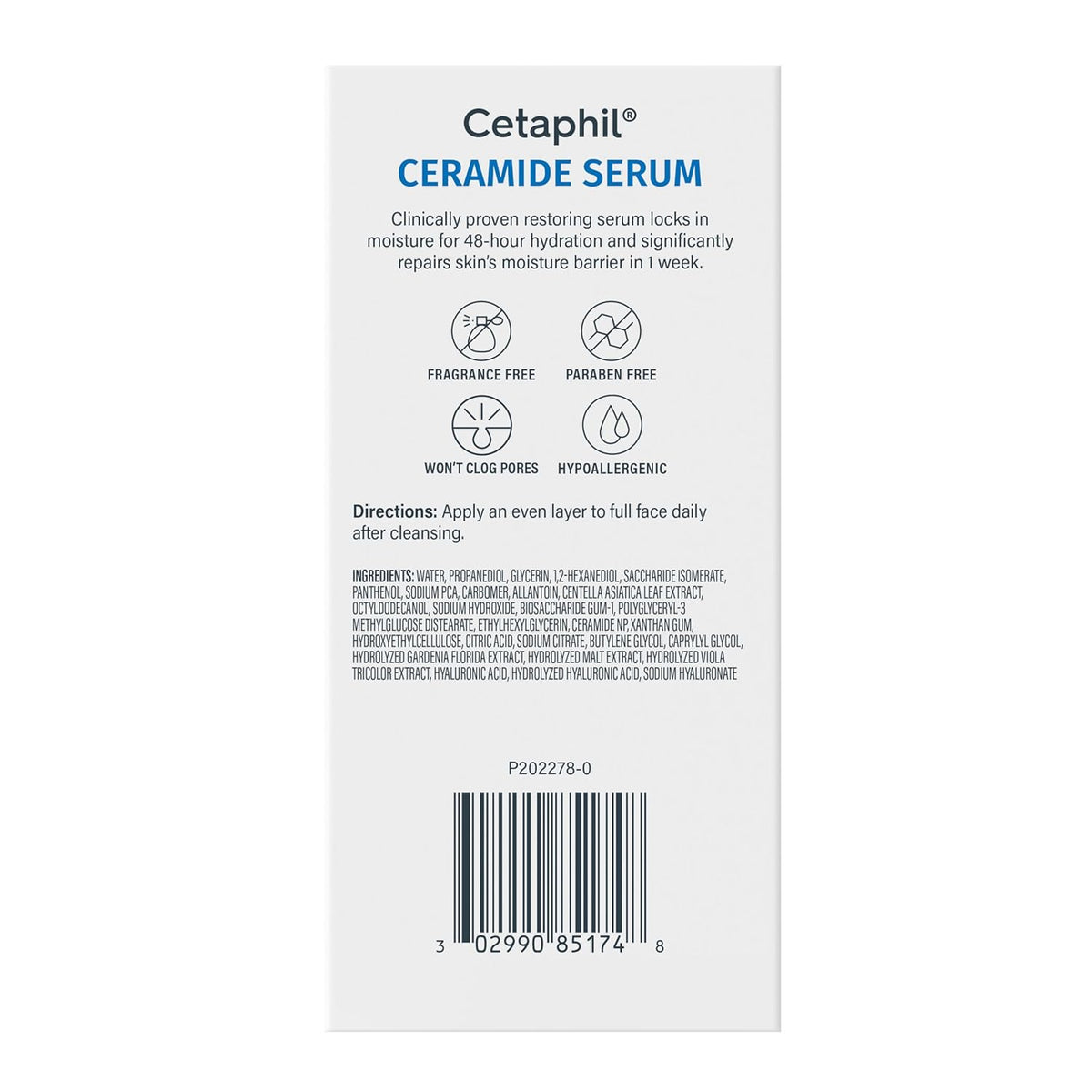 Cetaphil Ceramide Serum – Calming Hydration Boost for Bedroom Vanity Wind-Down Routine