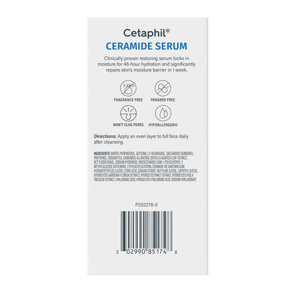 Cetaphil Ceramide Serum – Calming Hydration Boost for Bedroom Vanity Wind-Down Routine