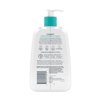 Cetaphil Gentle Exfoliating SA Cleanser – Thoughtful Birthday Gift for Her with Sensitive Skin & Self-Care Routine