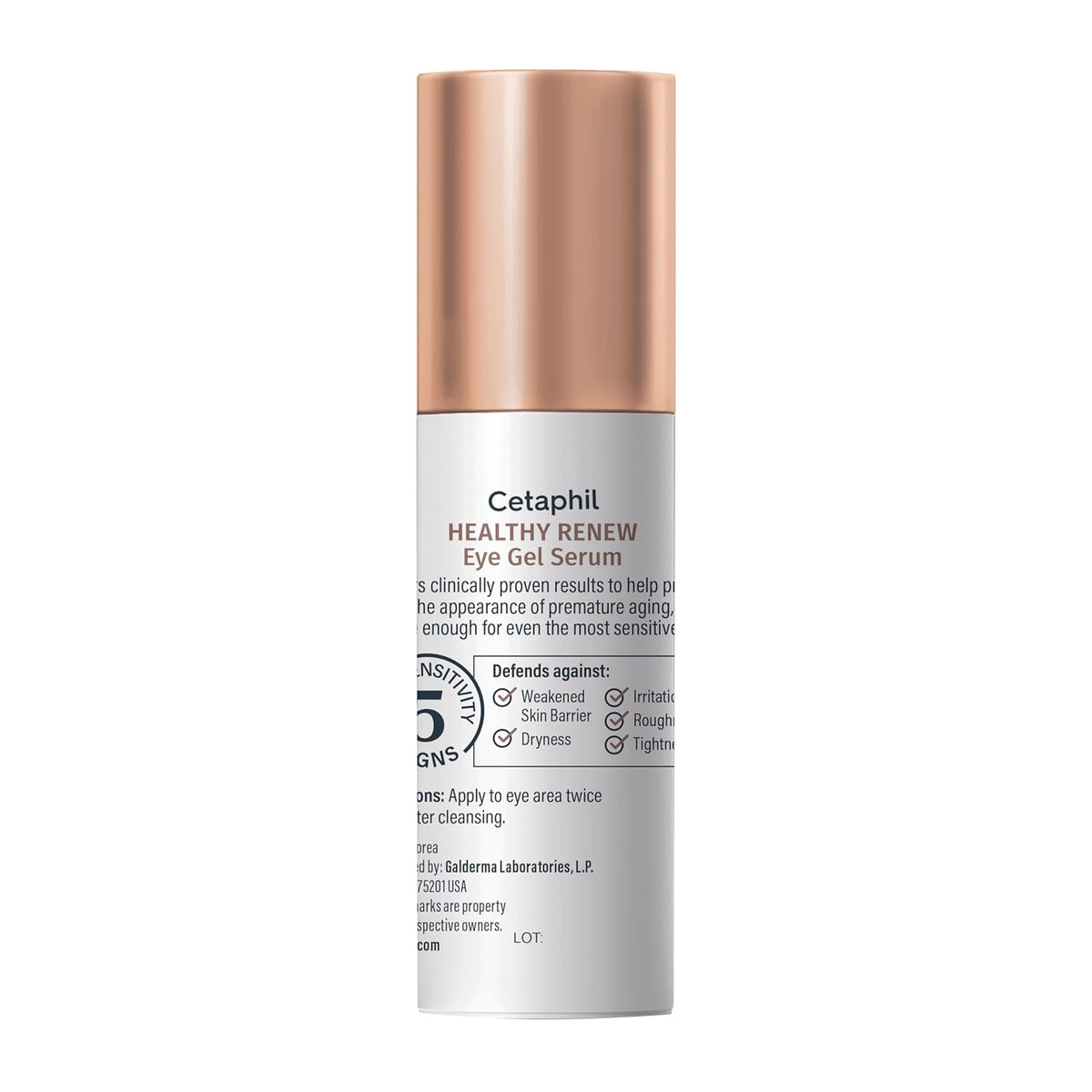 Cetaphil Healthy Renew Eye Gel Serum – Premium Dermatologist Developed Eye Treatment, Elegant Vanity Anti Aging Serum