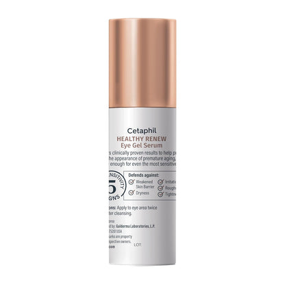Cetaphil Healthy Renew Eye Gel Serum – Premium Dermatologist Developed Eye Treatment, Elegant Vanity Anti Aging Serum