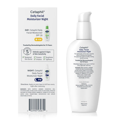 Cetaphil Overnight Facial Moisturizer – Gentle Hydration for Your Bedtime Wellness Routine