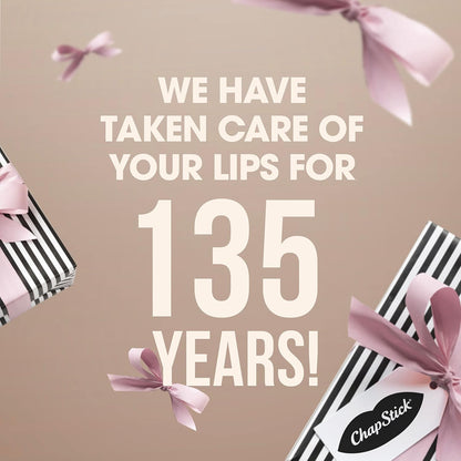 ChapStick Classic Cherry Lip Balm Tube Set – Valentine's Day, Housewarming, and Holiday Gift Basket Favorite