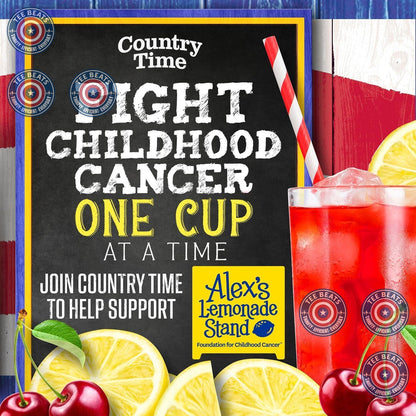 charitable tie-in: supports alex's lemonade stand foundation