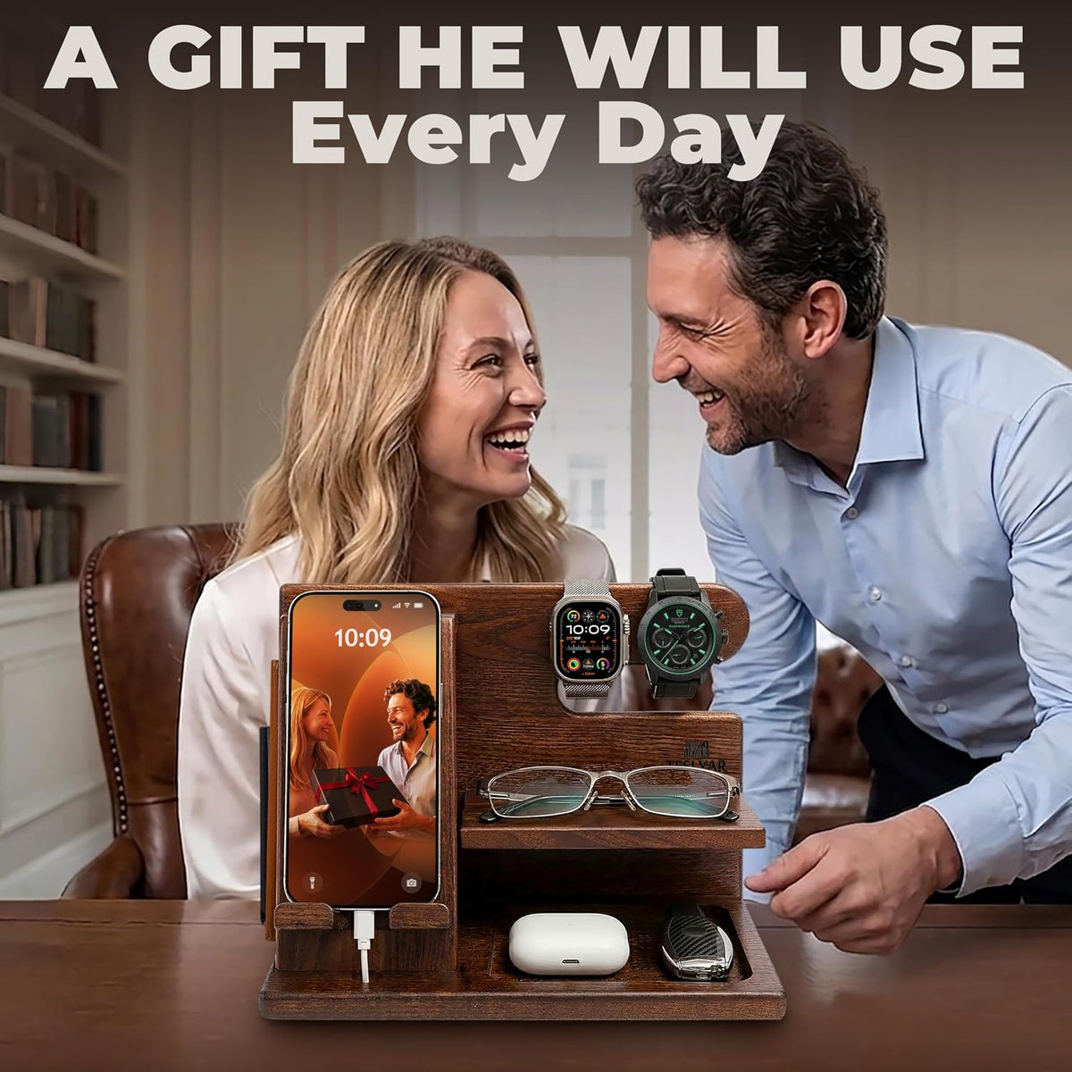 chestnut brown is offered in large, while granite black, bourbon brown, and earth beige are offered in standard; the unit assembles in about five minutes with the included screwdriver