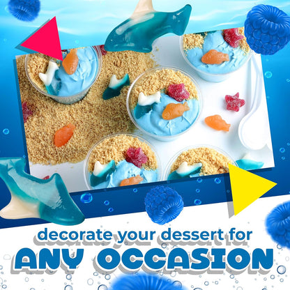 chewy gummy texture that holds shape on frozen desserts