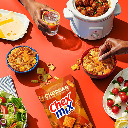 Chex Mix Cheddar Snack Mix – Visitor Waiting Room Snack for Clients, 13.5 oz Bag