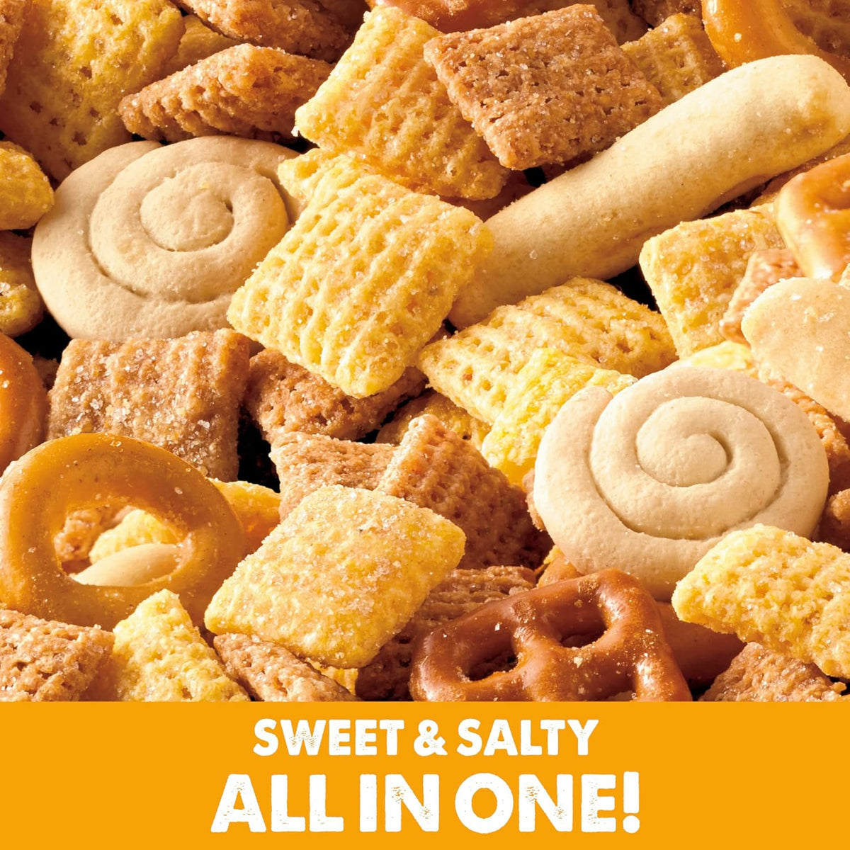 Chex Mix Honey Nut Snack Mix Sweet & Salty 13.5 oz Late Workday Meal Replacement Snack for Busy Professionals