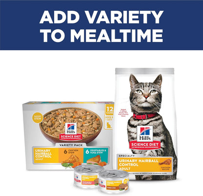 Hill's Science Diet Dry Cat Food for Urinary Health and Digestion – Reliable Daily Meal Choice
