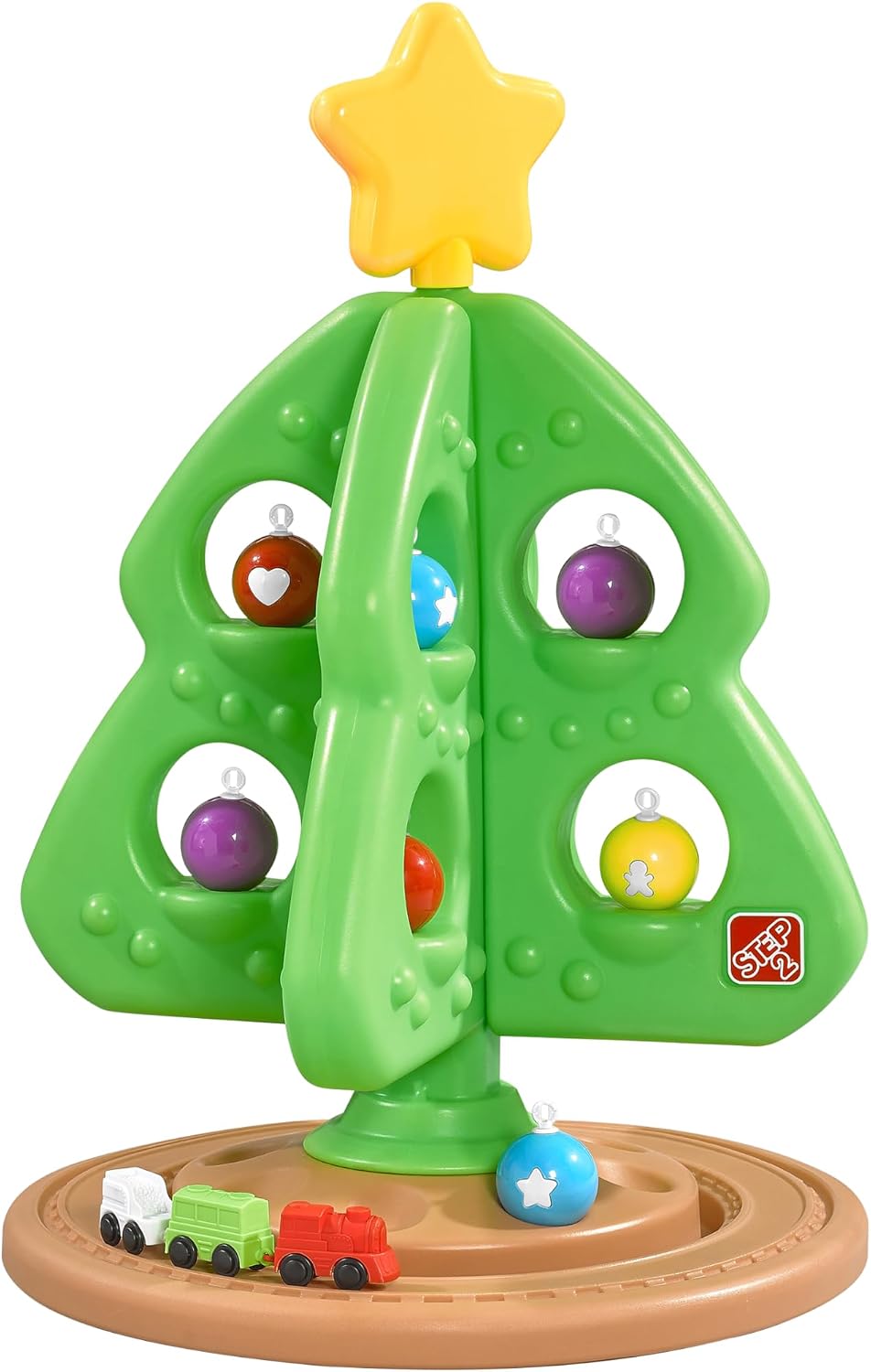 child-sized tree measuring 31 inches high by 21 inches wide by 21 inches deep