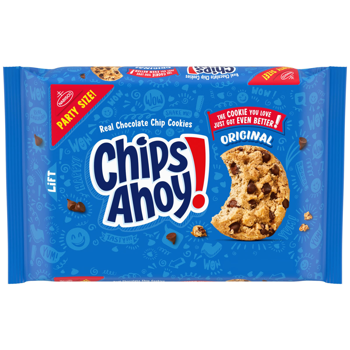 CHIPS AHOY! Bulk Snack Cookies with Chewy Confetti Cake and Original Chocolate Chip for Workplace Pantries, Conference Rooms, and Shared Kitchens
