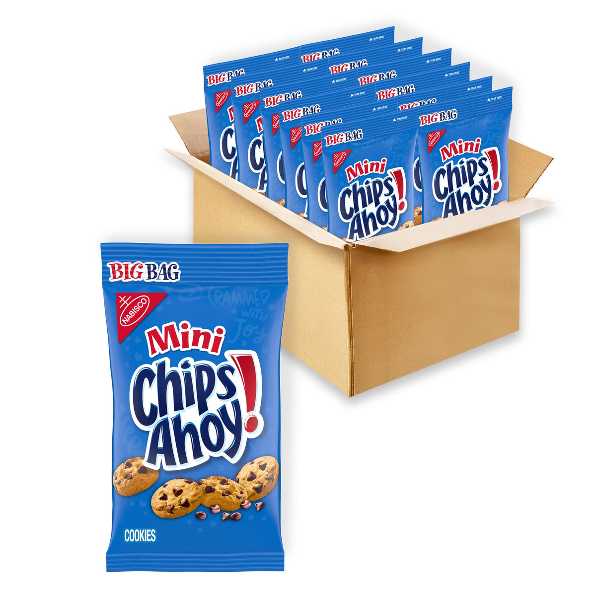 CHIPS AHOY! Bulk Snack Cookies with Chewy Confetti Cake and Original Chocolate Chip for Workplace Pantries, Conference Rooms, and Shared Kitchens