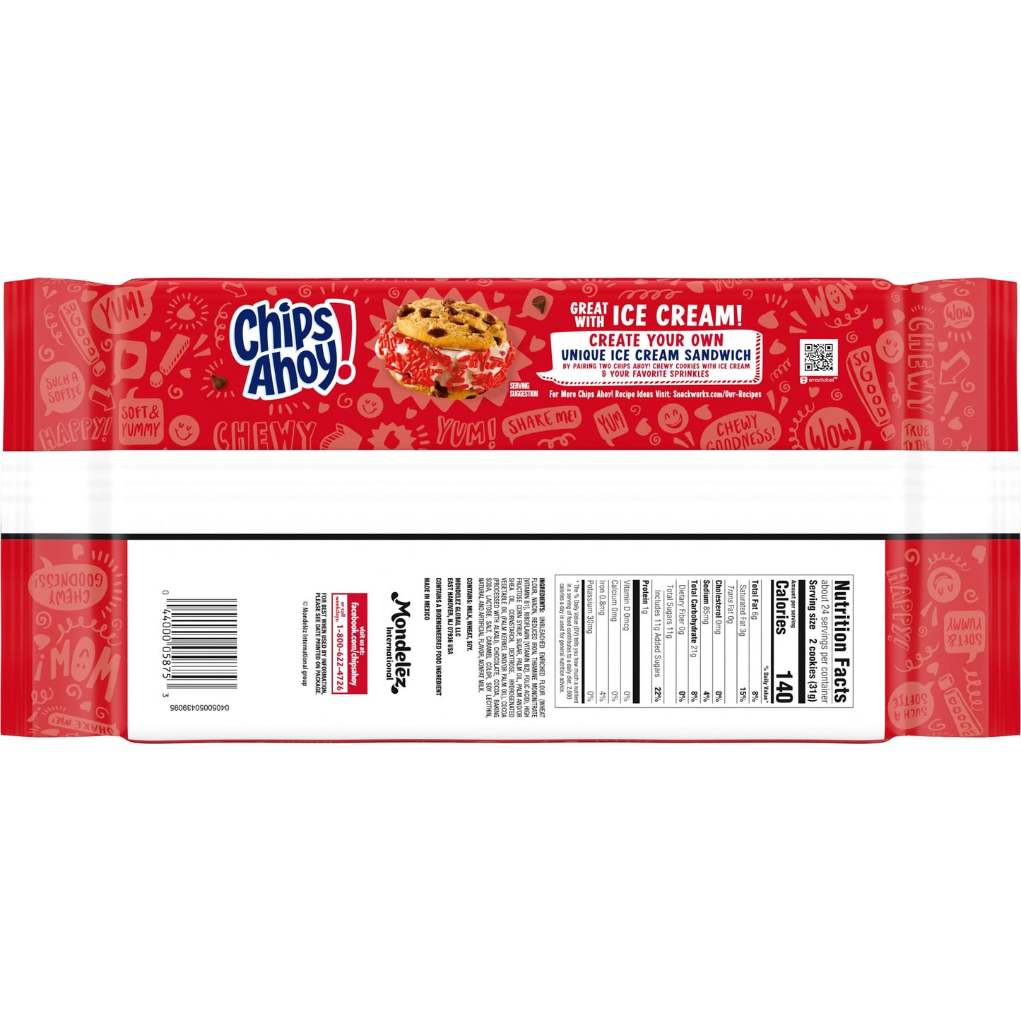 CHIPS AHOY! Chewy Chocolate Chip Cookies Crowd Size Snack for Outdoor Parties and Open Air Dessert Stations