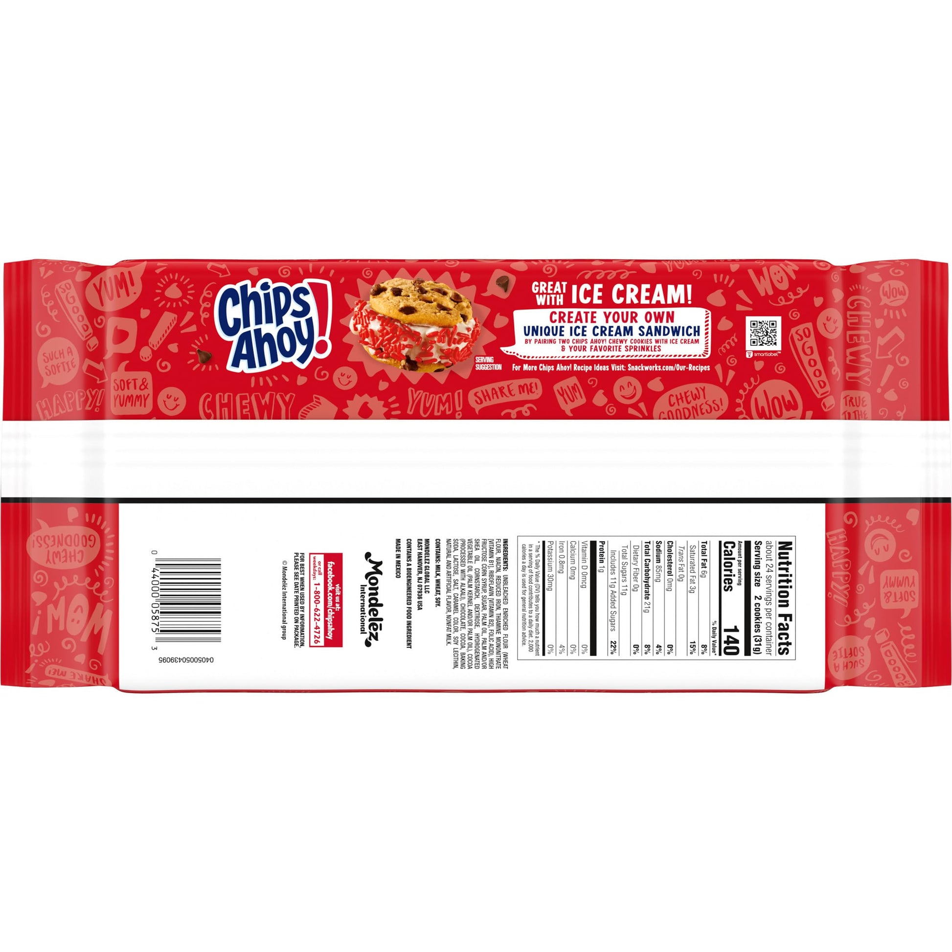CHIPS AHOY! Chewy Chocolate Chip Cookies Crowd Size Snack for Outdoor Parties and Open Air Dessert Stations
