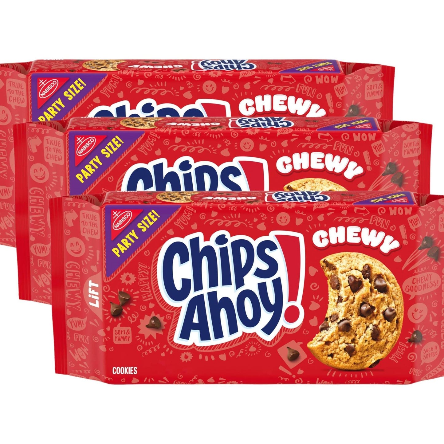 CHIPS AHOY! Chewy Chocolate Chip Cookies Crowd Size Snack for Outdoor Parties and Open Air Dessert Stations