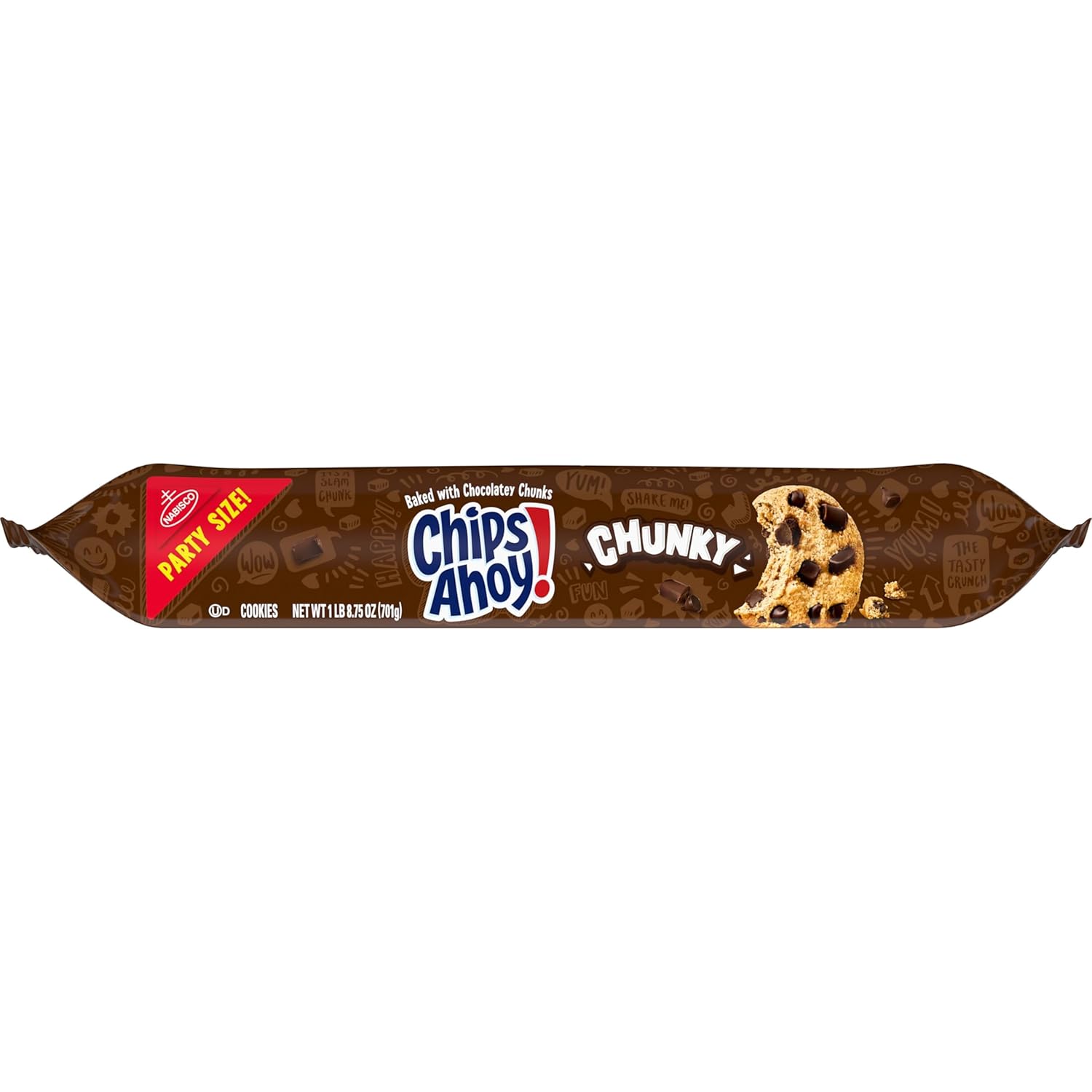 CHIPS AHOY! Chunky Cookies Party Size – Simple Dessert Option for Unfussy Entertaining, 24.75 oz