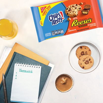 CHIPS AHOY! Reese's Peanut Butter Cup Cookies, Crowd-Friendly Pack for Outdoor Gatherings and Backyard Movie Nights
