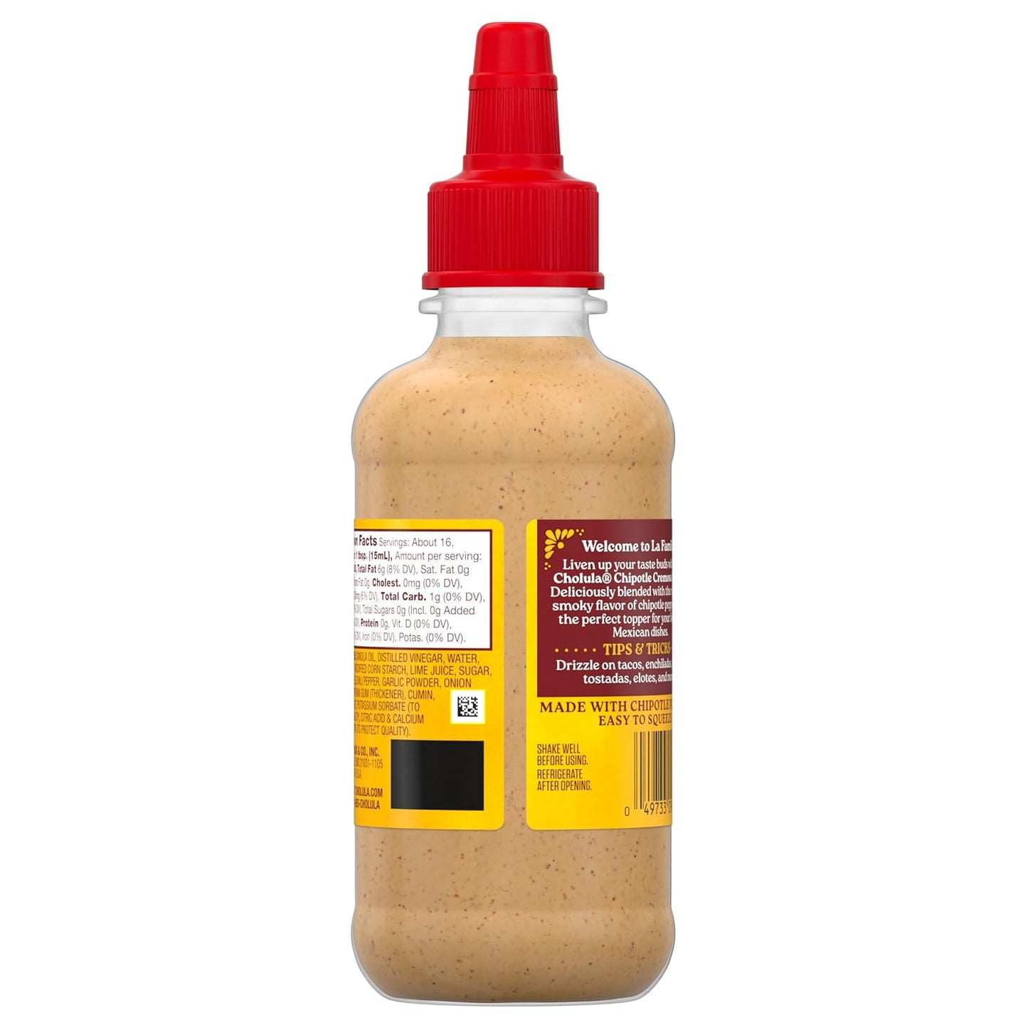 Cholula Chipotle Cremosa Sauce – Less-is-More Flavor System for First Apartment and Starter Kitchens, 8 fl oz
